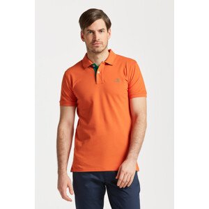 POLOKOŠILE GANT CONTRAST COLLAR PIQUE SS RUGGER oranžová S