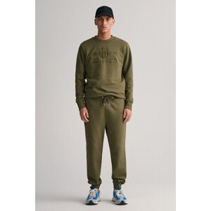 TEPLÁKY GANT REG TONAL SHIELD SWEAT PANTS zelená XS