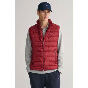 VESTA GANT LIGHT DOWN GILET červená XXXL