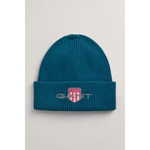 ČEPICE GANT CONTRAST SHIELD BEANIE modrá L/XL