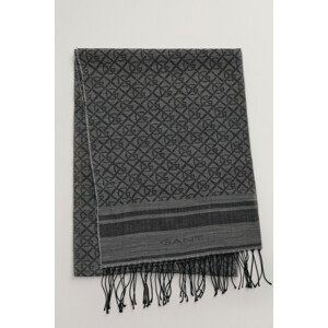 ŠÁLA GANT WOOL GRAPHIC SCARF černá None