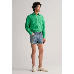 ŠORTKY GANT RAW HEM JEANS SHORTS modrá 30