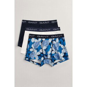 SPODNÍ PRÁDLO GANT FLORAL PRINT TRUNK 3-PACK modrá XL