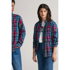 KOŠILE GANT CHECKED SHIELD LS SHIRT modrá 158/164