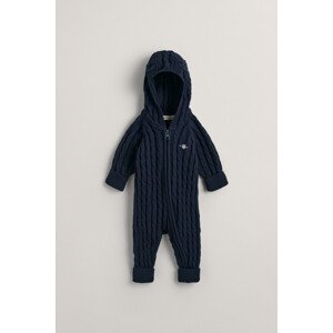 SVETR GANT COTTON CABLE SHIELD ONE PIECE modrá 68