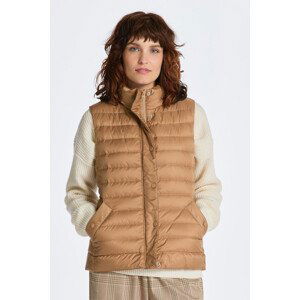 VESTA GANT LIGHT DOWN VEST hnědá S