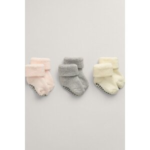 PONOŽKY GANT SOCKS 3-PACK GIFT BOX bílá 10/12