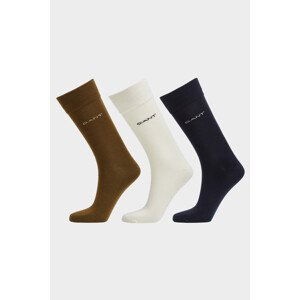 PONOŽKY 3-PACK GANT SOFT COTTON SOCKS 3-PACK zelená 40/42