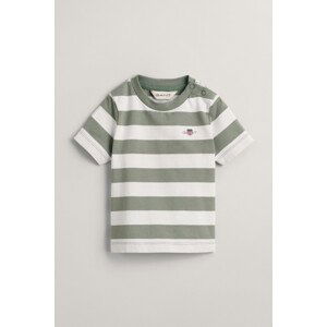 TRIČKO GANT STRIPED SHIELD SS T-SHIRT zelená 80