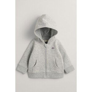 MIKINA GANT SHIELD FULL ZIP HOODIE šedá 86