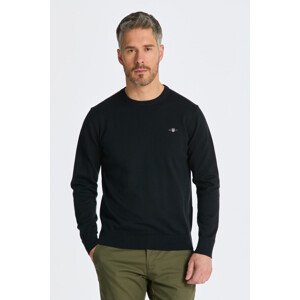 SVETR GANT CLASSIC COTTON C-NECK černá XXXL