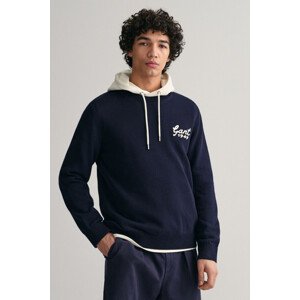 SVETR GANT RELAXED LETTERMAN C-NECK modrá L