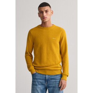 SVETR GANT COTTON PIQUE C-NECK žlutá L