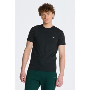 TRIČKO GANT SLIM SHIELD SS T-SHIRT černá XS