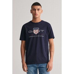 TRIČKO GANT REG ARCHIVE SHIELD SS T-SHIRT modrá 5XL