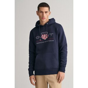 MIKINA GANT REG ARCHIVE SHIELD HOODIE modrá XL