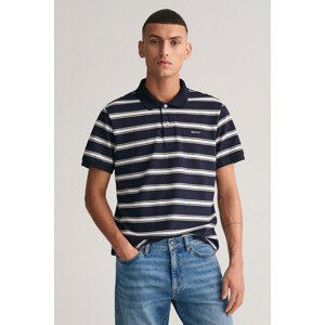 POLOKOŠILE GANT STRIPE SS POLO modrá 4XL