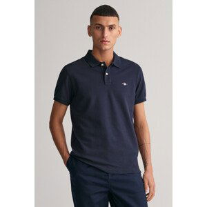 POLOKOŠILE GANT SLIM SHIELD SS PIQUE POLO modrá XL