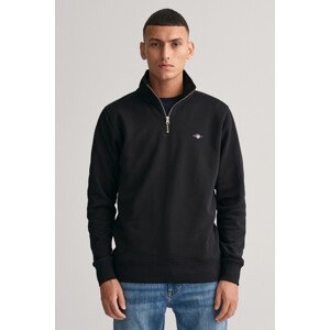 MIKINA GANT REG SHIELD HALF ZIP SWEAT černá L