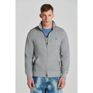 MIKINA GANT REG SHIELD FULL ZIP SWEAT šedá XXXL