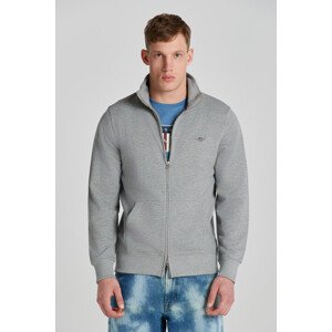 MIKINA GANT REG SHIELD FULL ZIP SWEAT šedá 4XL