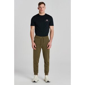 TEPLÁKY GANT REG SHIELD SWEATPANTS zelená XXL