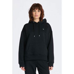 MIKINA GANT REL SHIELD HOODIE černá XL