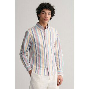 KOŠILE GANT REG UT OXFORD MULTI STRIPE SHIRT různobarevná XL