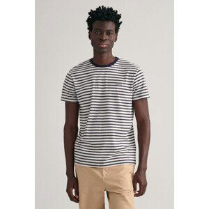 TRIČKO GANT STRIPED SS T-SHIRT modrá XXL