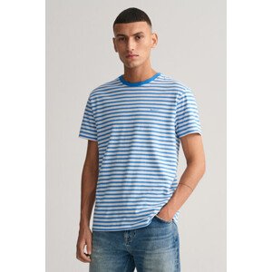 TRIČKO GANT STRIPED SS T-SHIRT modrá 4XL