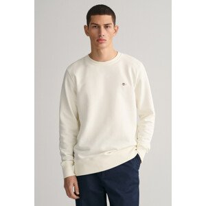 MIKINA GANT REG SHIELD C-NECK SWEAT bílá M