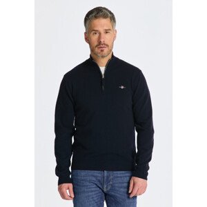 SVETR GANT SUPERFINE LAMBSWOOL HALF ZIP modrá XS