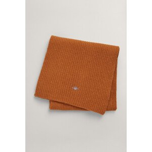 ŠÁLA GANT SHIELD KNIT SCARF hnědá S/M