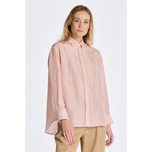 KOŠILE GANT RELAXED SILK SHIRT růžová 34