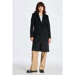 KABÁT GANT WOOL BLEND TAILORED COAT černá M