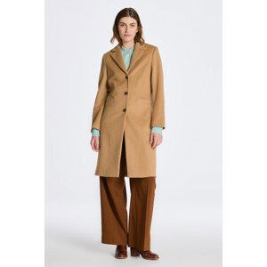 KABÁT GANT WOOL BLEND TAILORED COAT hnědá S