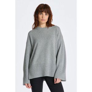 SVETR GANT D1. LOUNGE C-NECK SWEATER šedá S