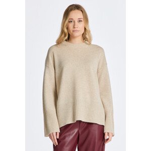 SVETR GANT D1. LOUNGE C-NECK SWEATER hnědá S