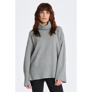 ROLÁK GANT D1. LOUNGE ROLLNECK SWEATER šedá XXS