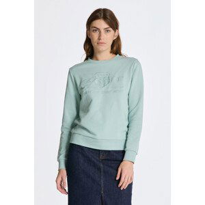 MIKINA GANT REG TONAL SHIELD C-NECK SWEAT modrá M