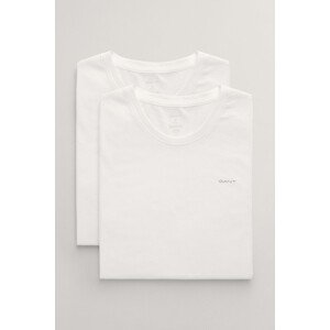 SPODNÍ PRÁDLO GANT C-NECK T-SHIRT 2-PACK bílá M