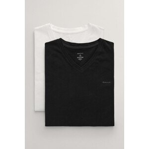 SPODNÍ PRÁDLO GANT V-NECK T-SHIRT 2-PACK černá L