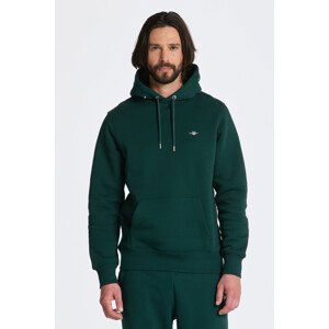 MIKINA GANT REG SHIELD HOODIE zelená M