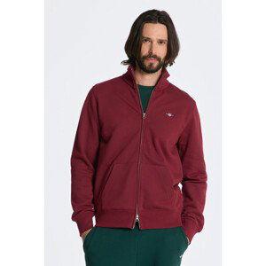 MIKINA GANT REG SHIELD FULL ZIP SWEAT červená L