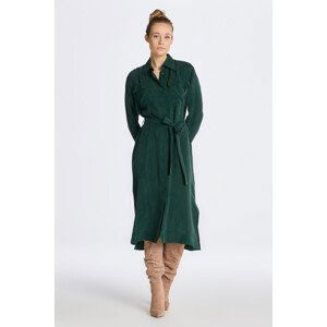 ŠATY GANT RELAXED UTILITY SHIRT DRESS zelená 36