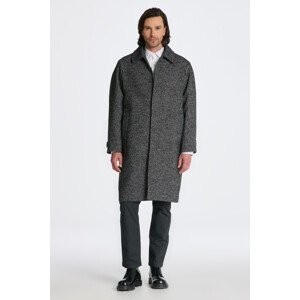 KABÁT GANT RELAXED FIT WOOL CARCOAT černá XXXL