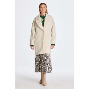 KABÁT GANT COCOON COAT bílá XL