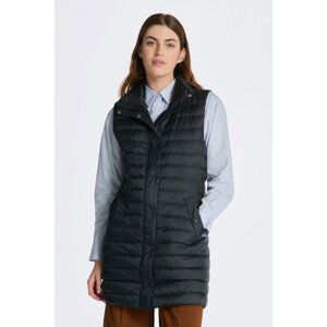 VESTA GANT LIGHT DOWN LONG VEST černá XS