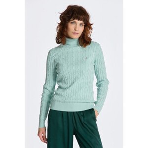 ROLÁK GANT STRETCH COTTON CABLE TURTLENECK modrá S