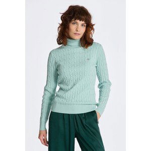 ROLÁK GANT STRETCH COTTON CABLE TURTLENECK modrá XXXL